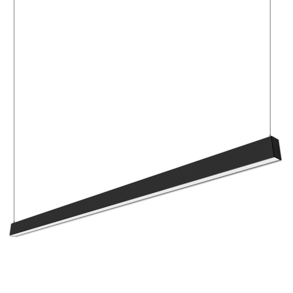 VONN Slim VSL4D10035KBL 1.3" 4 FT LED Direct Downlight Suspended /Surface Mount Linear Lighting, 100-277V, 41W, 3500K, Black - Image 7