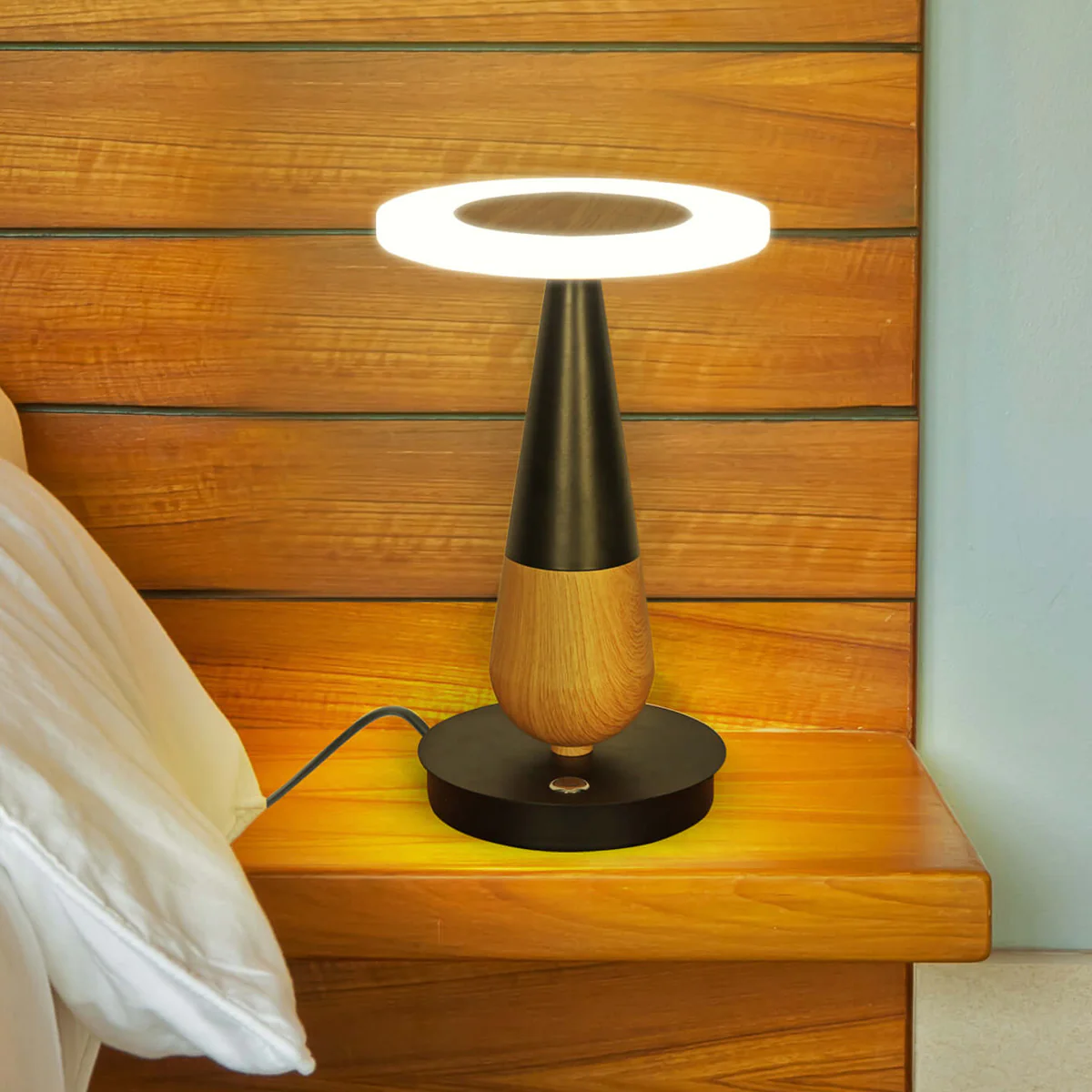 VONN Silva VSRT6507BL 12" Height ETL Certified Integrated LED Table Lamp with Touch Sensor Dimming - Image 3