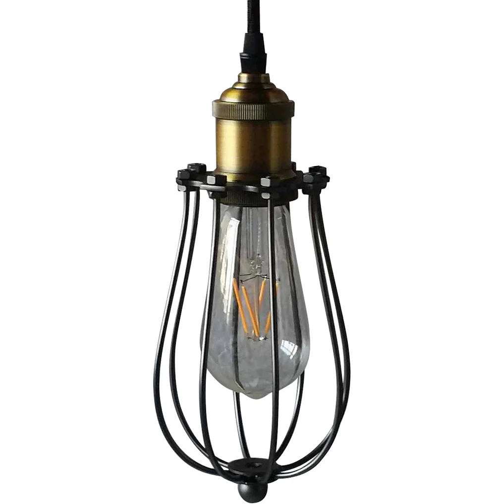 VONN Arden VVP24111ABZ 5" Industrial ETL Certified Pendant Light with LED Filament Bulb in Aged Bronze - Image 5